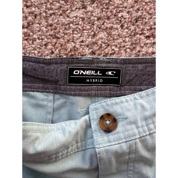 O'NEILL Hybrid Mens swim trunks, size 38, Light Green - Picture 3 of 10